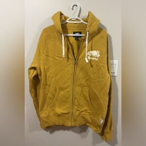 Roots Golden Yellow Zip Hoodie